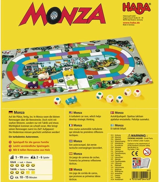Haba Spel Spelletjes Vanaf 5 Jaar Monza 7 Haba Spel Spelletjes Vanaf 5 Jaar Monza - Afbeelding 7