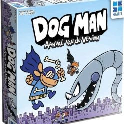Megableu Dog Man: Aanval Van De VLOOIEN - Bordspellen - Gezelschapsspel Voor Familie - Gebaseerd Op De Dog Man Boekenreeks Van Dav Pilkey -Bordspellen Verkoopwinkel 550x644 5