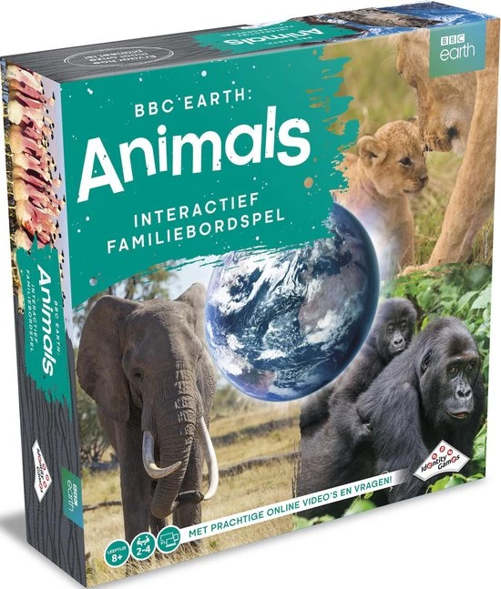 Identity Games BBC Earth: Animals Dierenquiz Bordspel 1 Identity Games BBC Earth: Animals Dierenquiz Bordspel