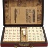 WILLSTORE Mahjong - Gezelschapsspel - Koffer - Chinees - 144 Tegels - 28cmx19cmx4cm