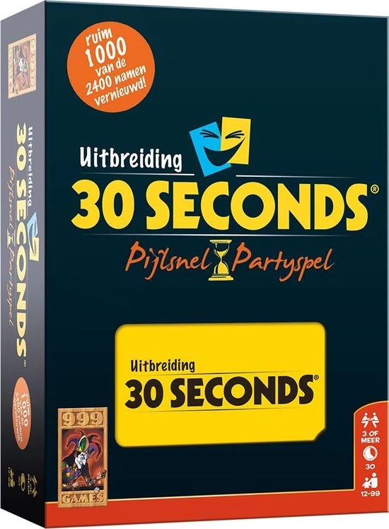 999 Games 30 Seconds ® Uitbreiding Bordspel 5 999 Games 30 Seconds ® Uitbreiding Bordspel - Afbeelding 5