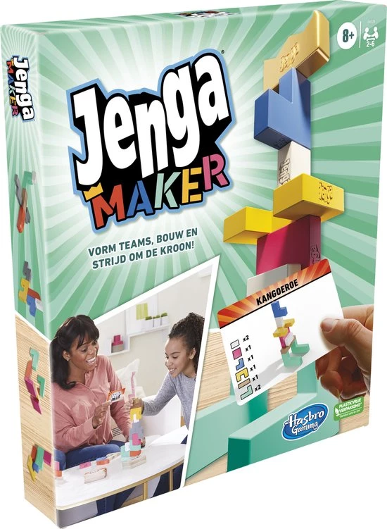 Hasbro Gaming Jenga Maker - Bordspel 1 Hasbro Gaming Jenga Maker - Bordspel
