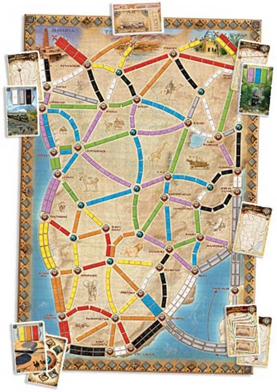 Days Of Wonder Ticket To Ride Afrika - Uitbreiding - Bordspel 3 Days Of Wonder Ticket To Ride Afrika - Uitbreiding - Bordspel - Afbeelding 3