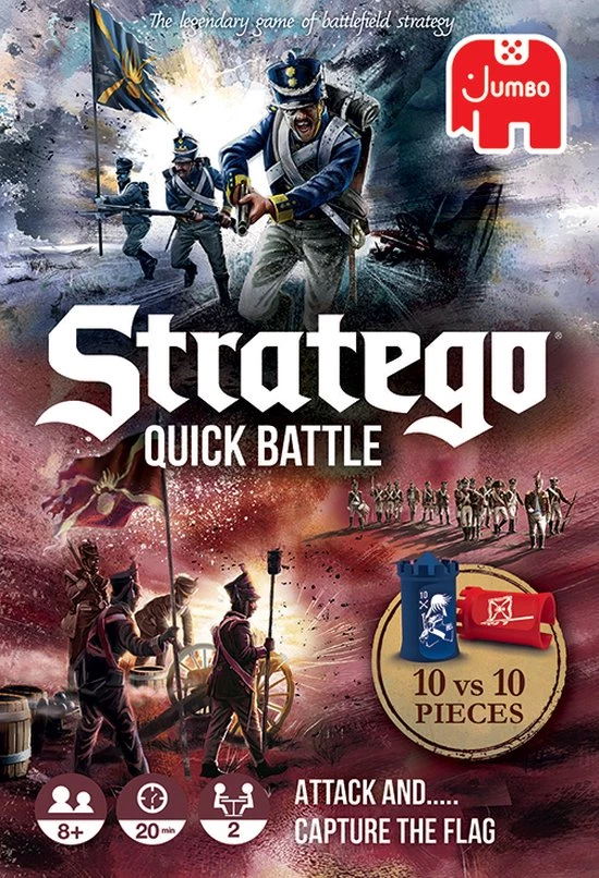Jumbo Stratego Quick Battle - Bordspel 4 Jumbo Stratego Quick Battle - Bordspel - Afbeelding 4