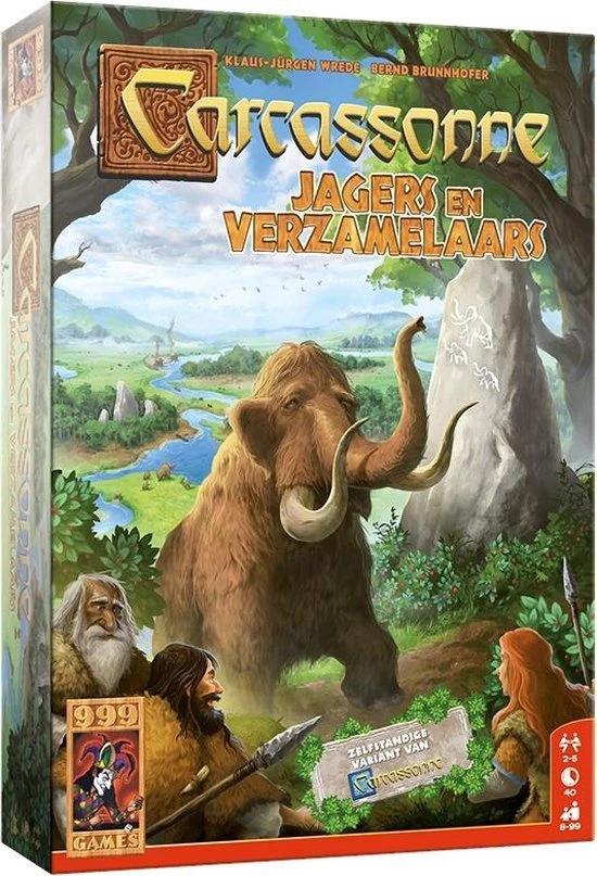 999 Games Carcassonne: Jagers & Verzamelaars Bordspel 1 999 Games Carcassonne: Jagers & Verzamelaars Bordspel