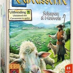 999 Games Carcassonne: Schapen & Heuvels Uitbreiding Bordspel