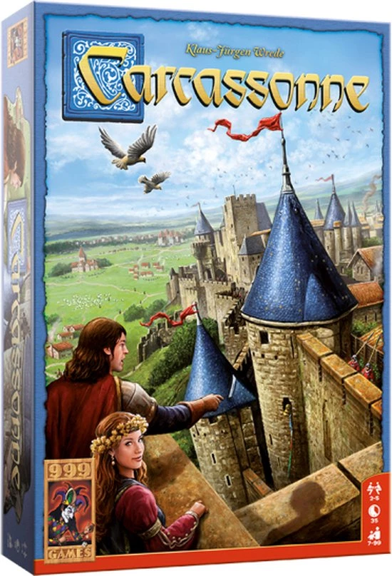 999 Games Carcassonne Basisspel Bordspel 10 999 Games Carcassonne Basisspel Bordspel - Afbeelding 10