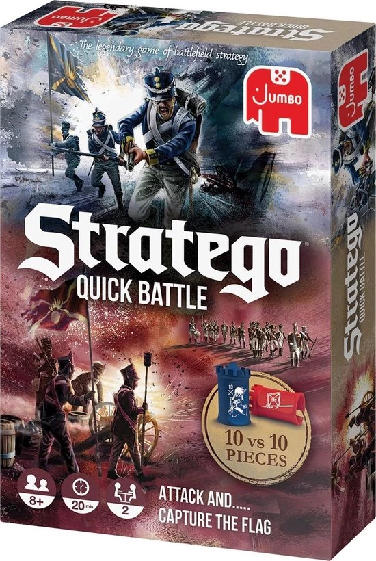 Jumbo Stratego Quick Battle - Bordspel 5 Jumbo Stratego Quick Battle - Bordspel - Afbeelding 5