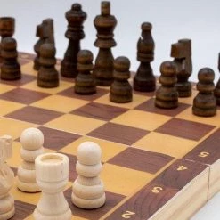 Sonnon Schaakset | Schaakbord | Schaakspel | Schaakset Met Schaakstukken | Hout | Gratis E-book -Bordspellen Verkoopwinkel 550x824 1